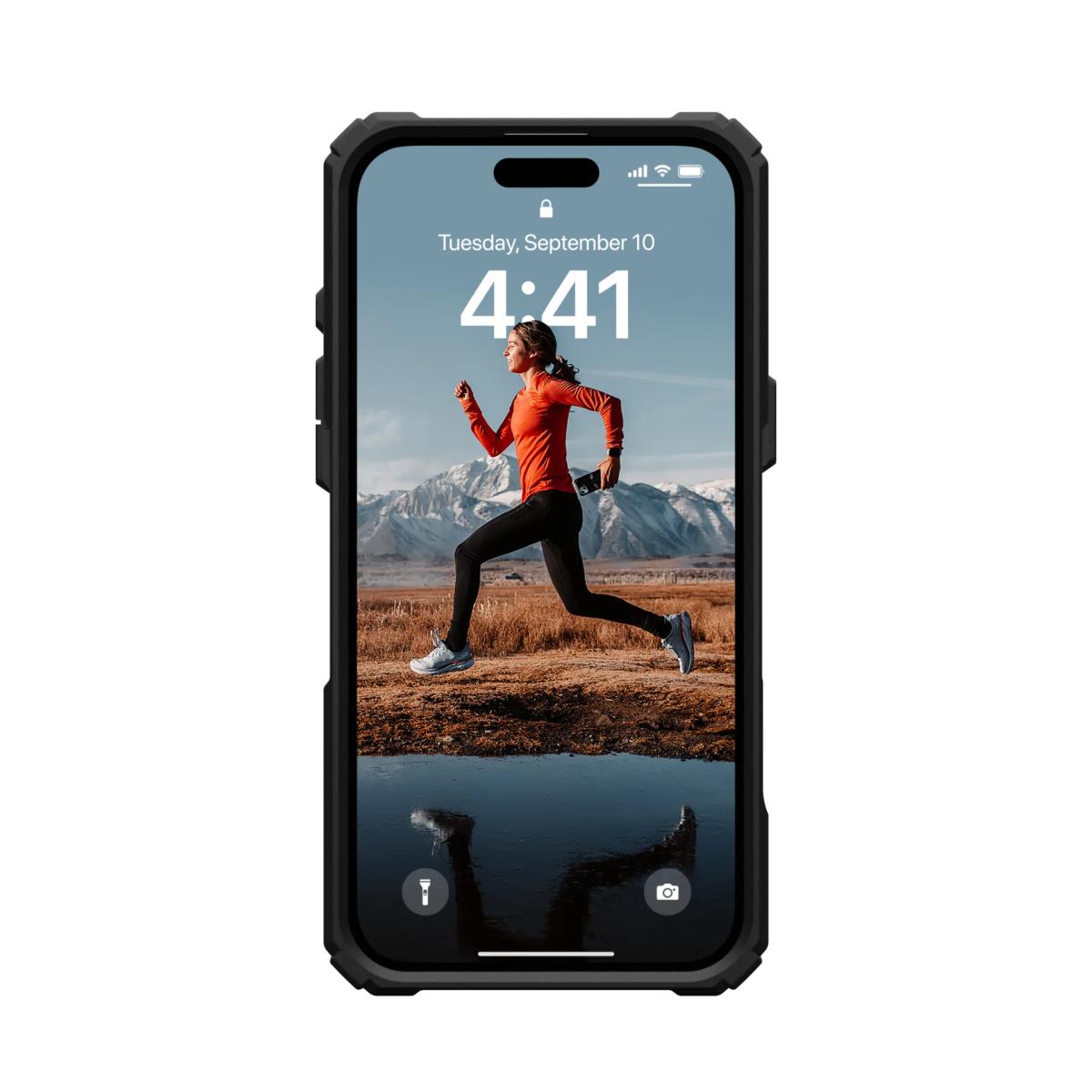 Plasma Xte Backcover Magsafe iPhone 16 Plus - Black / Orange