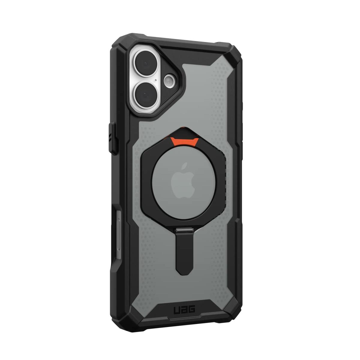 Plasma Xte Backcover Magsafe iPhone 16 Plus - Black / Orange