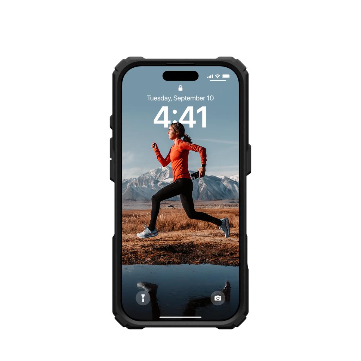 Plasma Xte Backcover Magsafe iPhone 16 Pro - Black / Orange