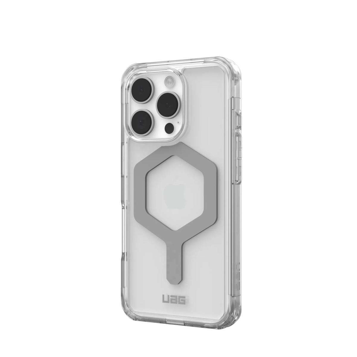 Plyo Backcover Magsafe iPhone 16 Pro - Ice / Silver