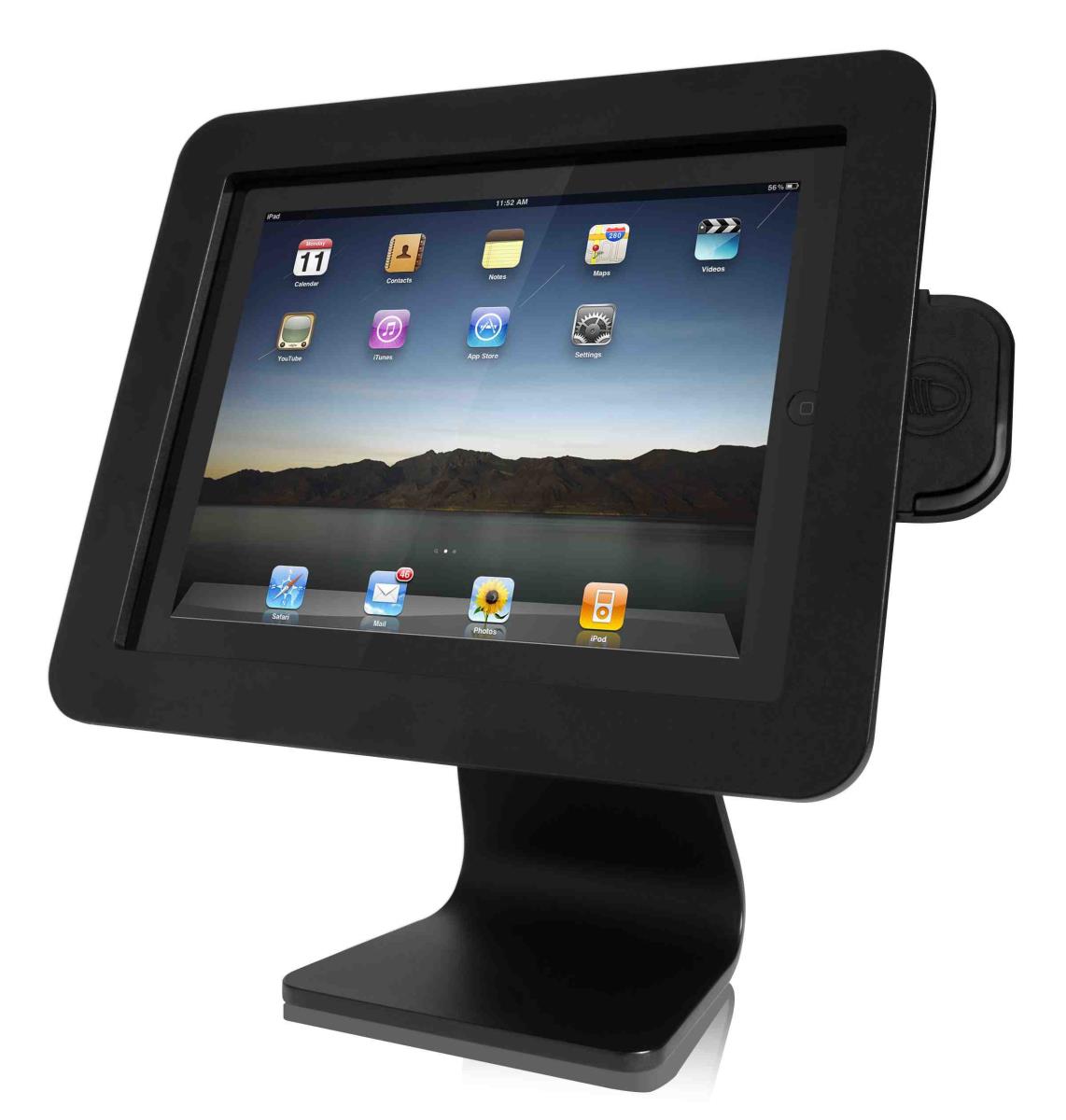 Enclosure Kiosk - Stand For Web Tablet - Aluminium - White