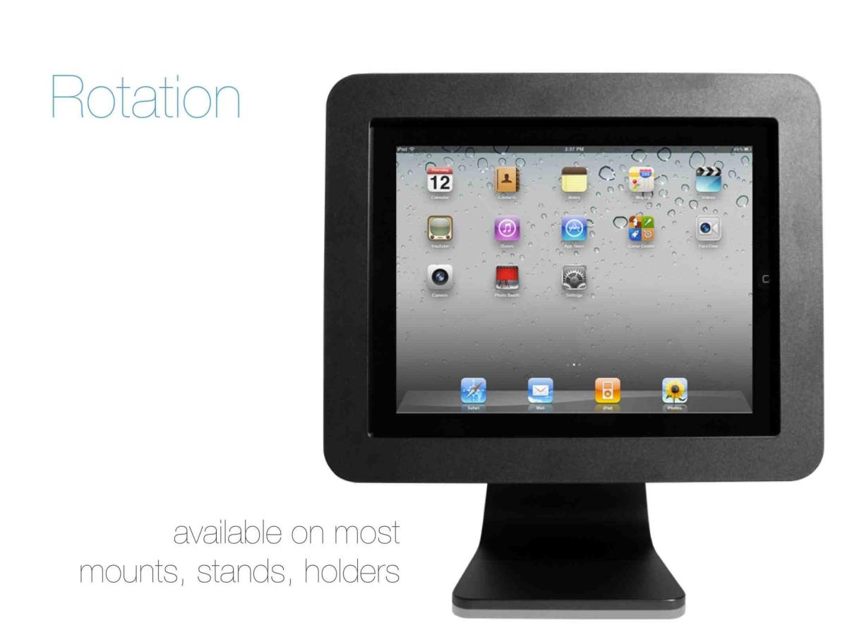Enclosure Kiosk - Stand For Web Tablet - Aluminium - White