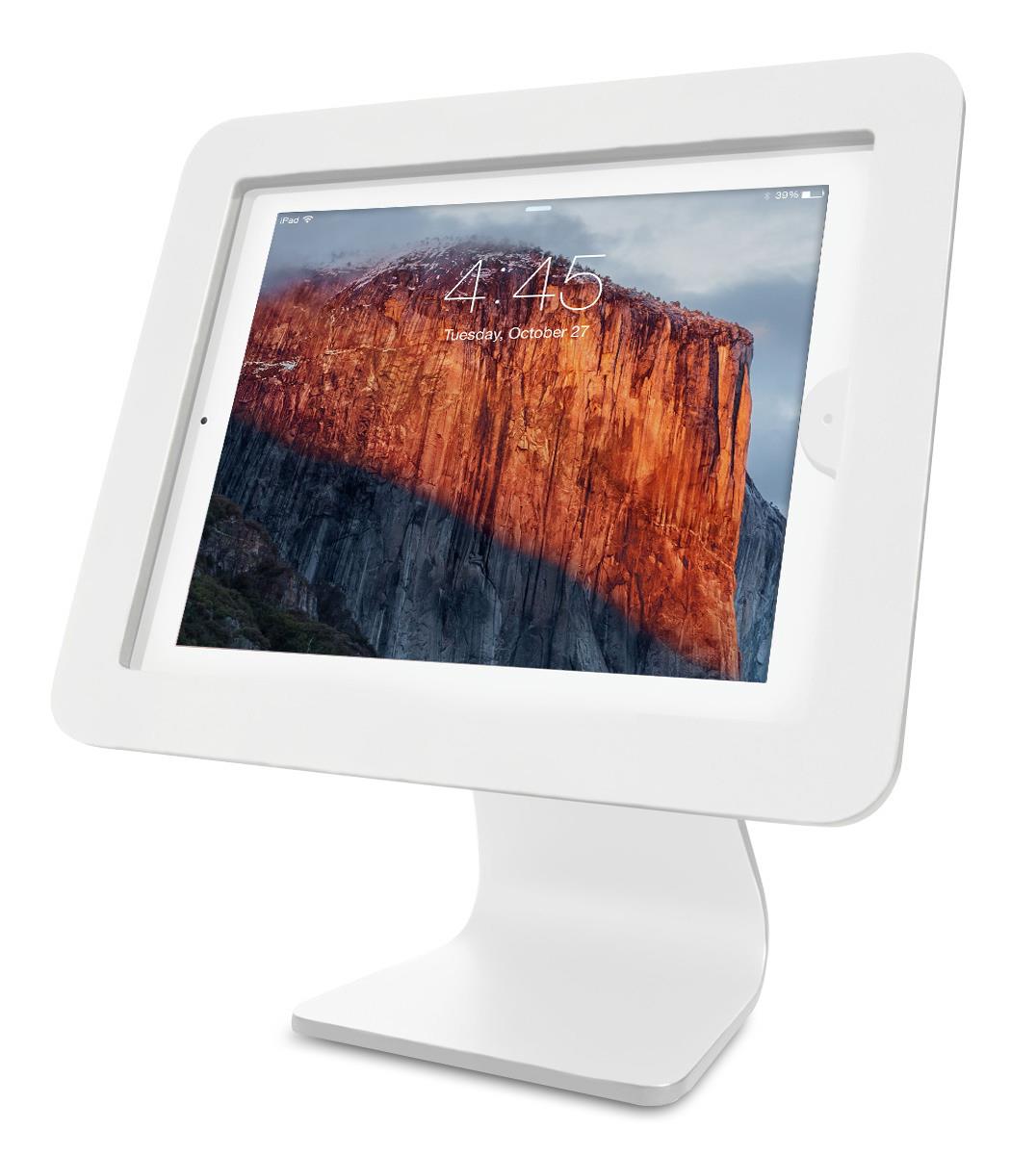Enclosure Kiosk - Stand For Web Tablet - Aluminium - White