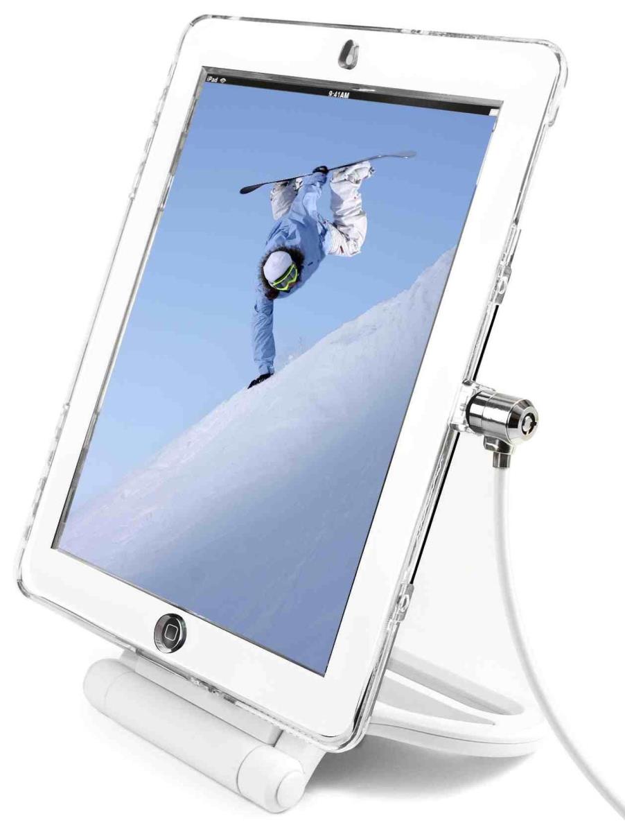 iPad Air Sec Case Clear White Bracket