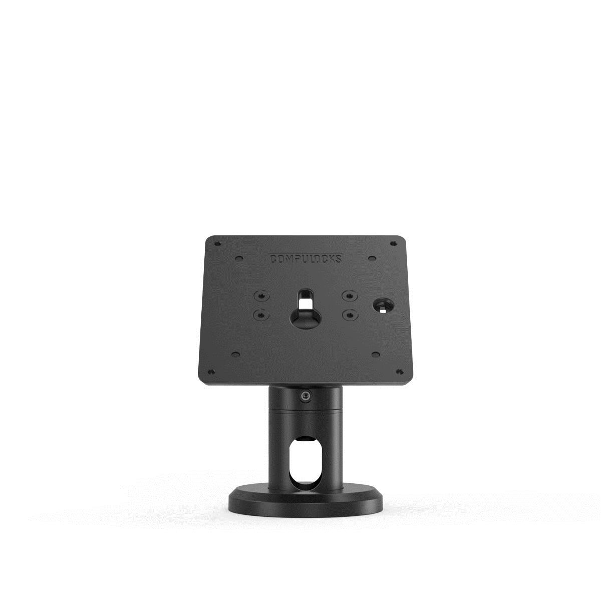 iPad Enclosure Tilting Kiosk - Space Rise Stand, 10cm - Black