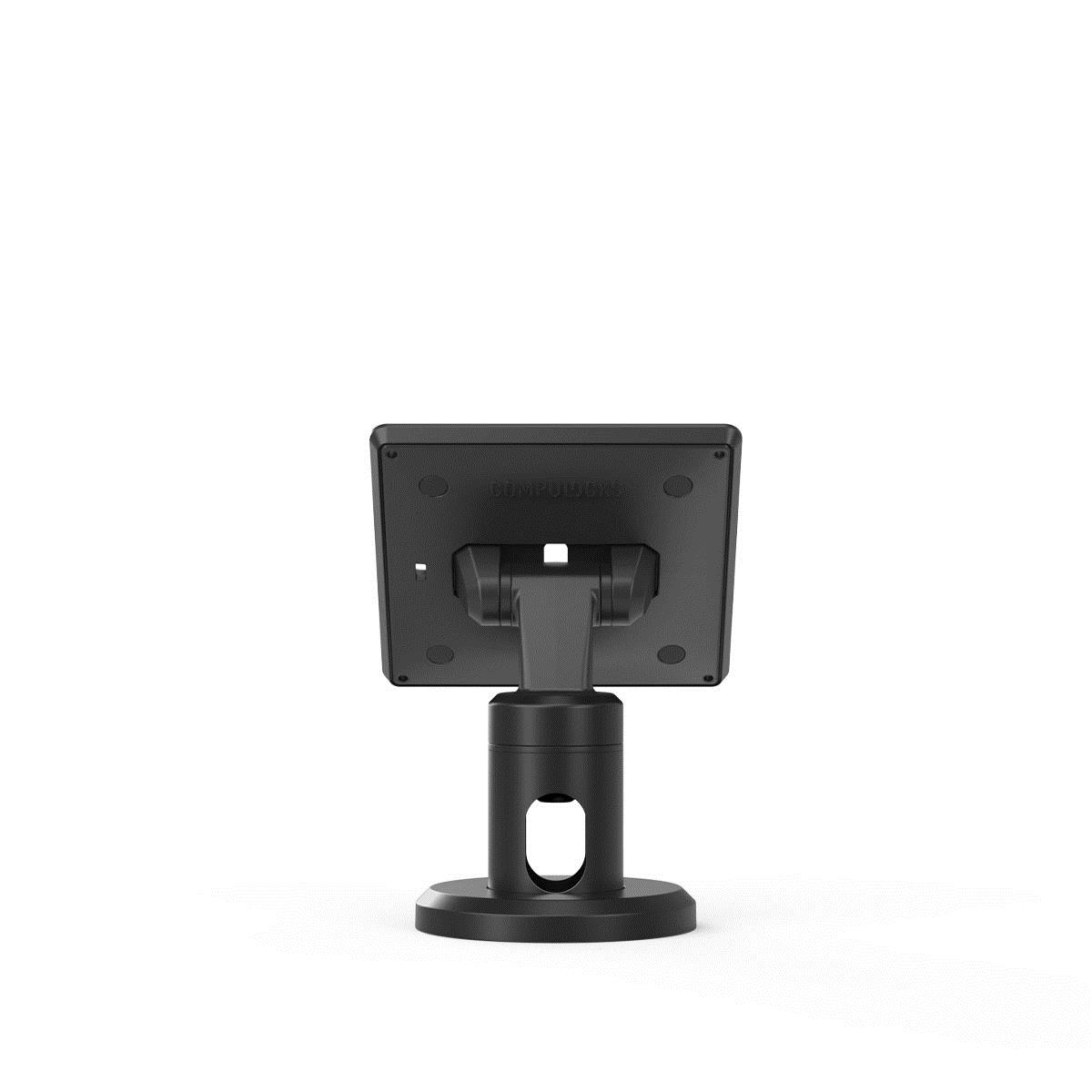 iPad Enclosure Tilting Kiosk - Space Rise Stand, 10cm - Black