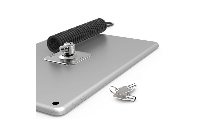 Universal Tablet Secured with Combination Cable Lock