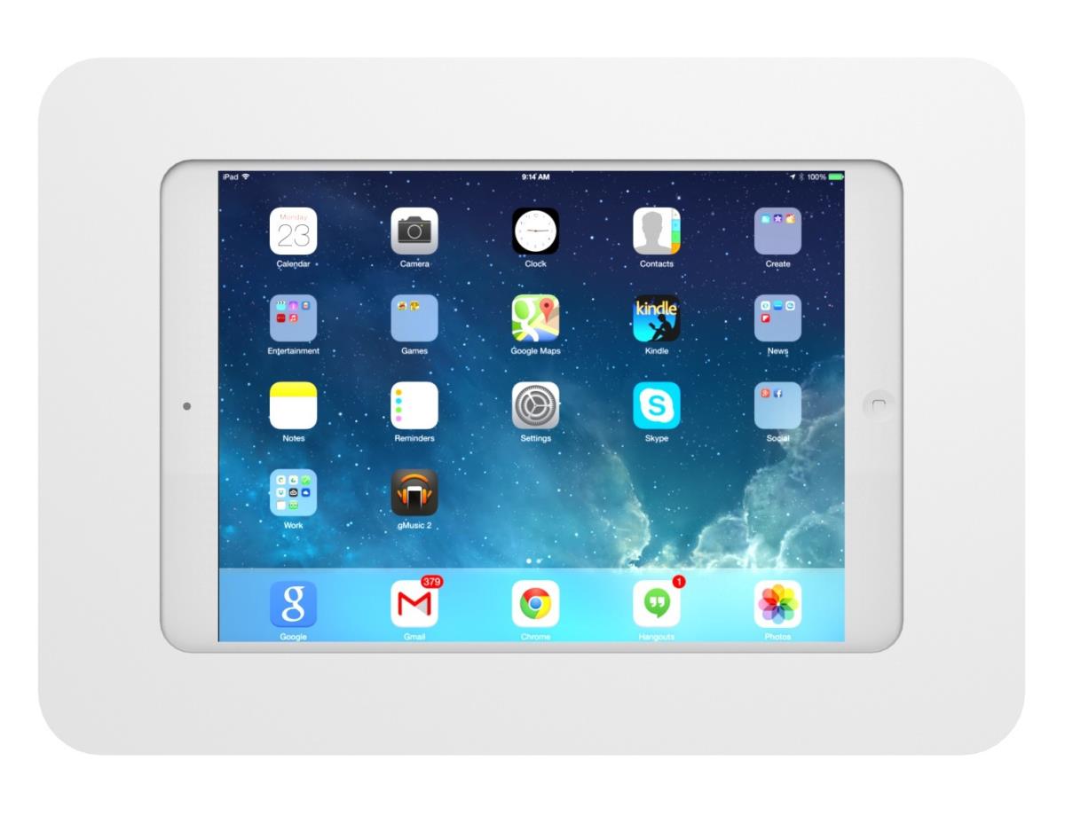 Rokku Premium Enclosure Wall Mount for Galaxy Tab A / S2 8.0 - White