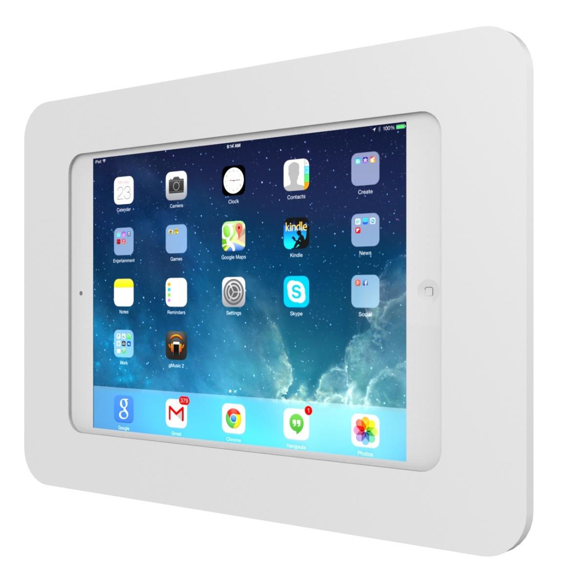 Rokku Premium Enclosure Wall Mount for Galaxy Tab A / S2 8.0 - White