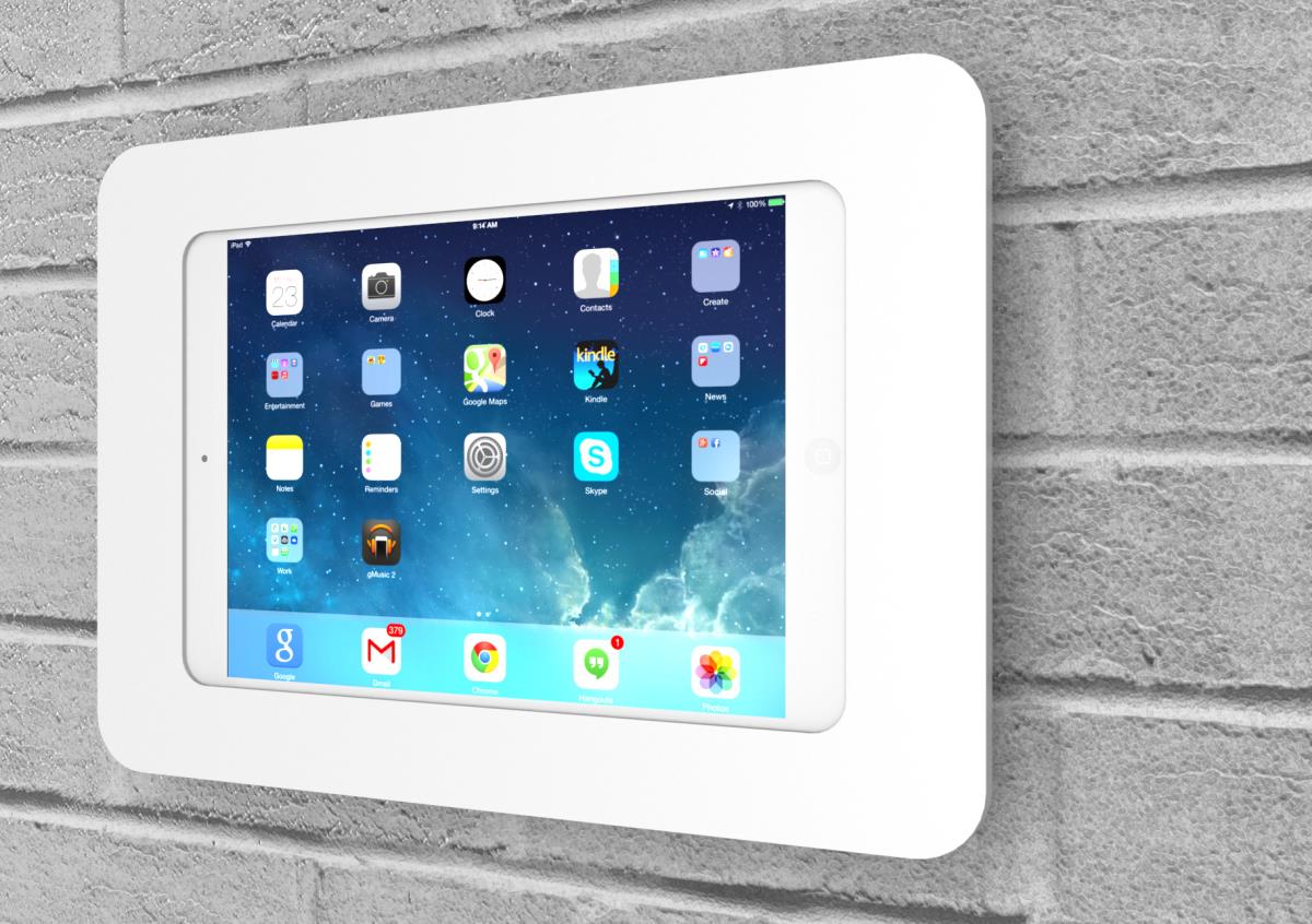 Rokku Premium Enclosure Wall Mount for Galaxy Tab A / S2 8.0 - White