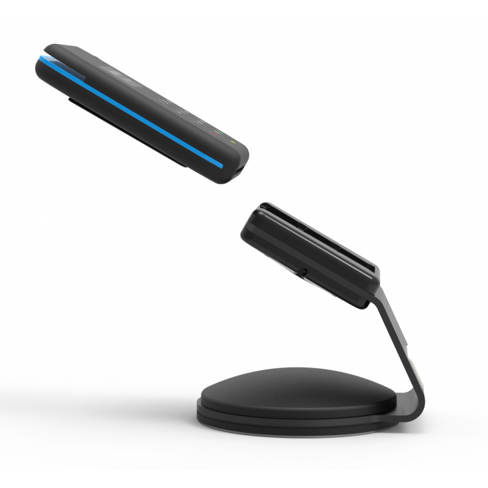 The SlideDock Stand EMV and Smartphone Lock - White
