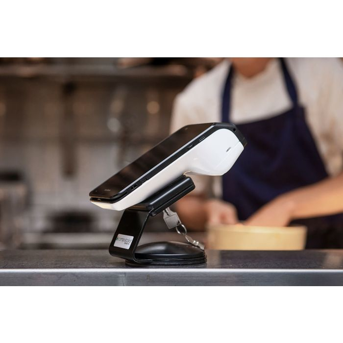 The SlideDock Stand EMV and Smartphone Lock - White