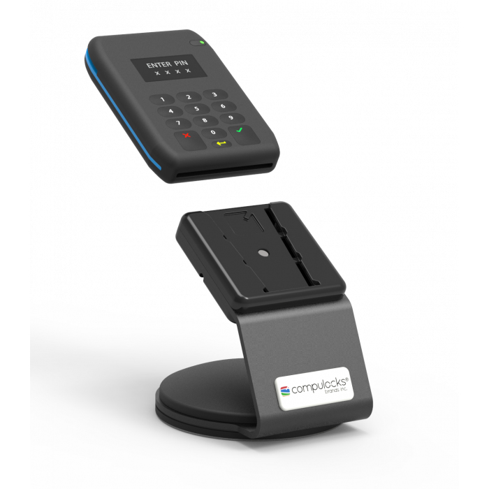 The SlideDock Stand EMV and Smartphone Lock - White