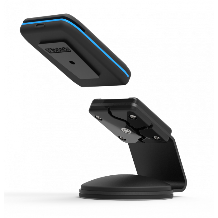 The SlideDock Stand EMV and Smartphone Lock - White