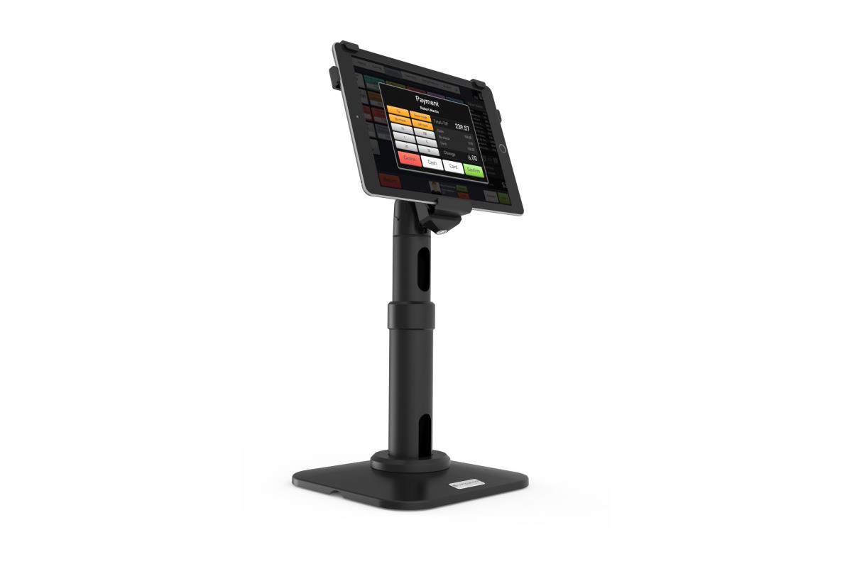 V-Bracket Single POS Stand for iPad 12.9 (1st / 2nd gen.) - Black