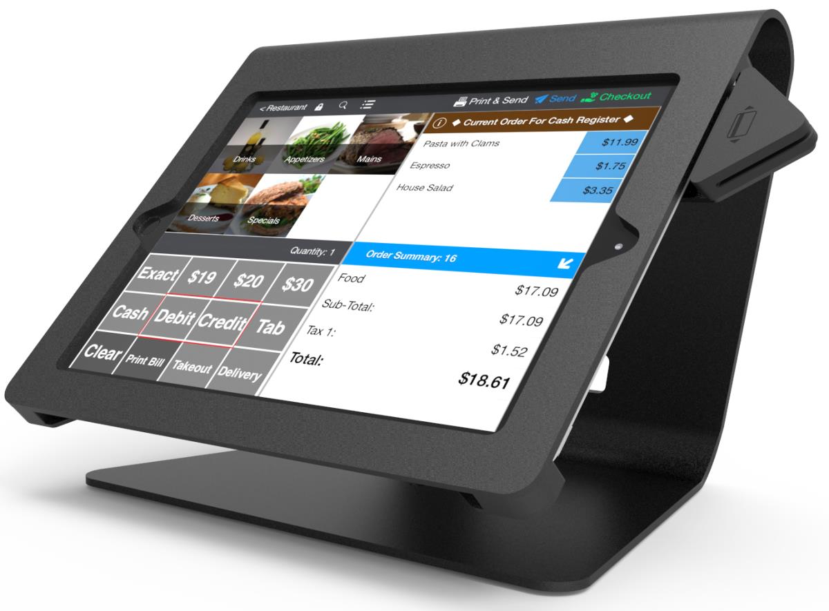 Nollie Kiosk POS Stand for iPad Pro 12.9 - Black