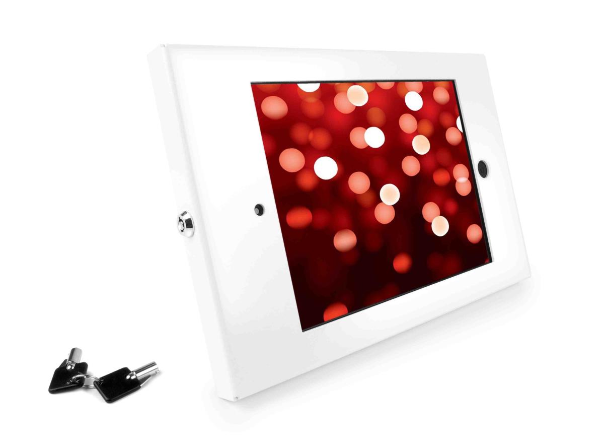 Full Enclosure Wall Mount for iPad Air/Air 2 9.7, Pro 9.7, iPad 9.7 - White