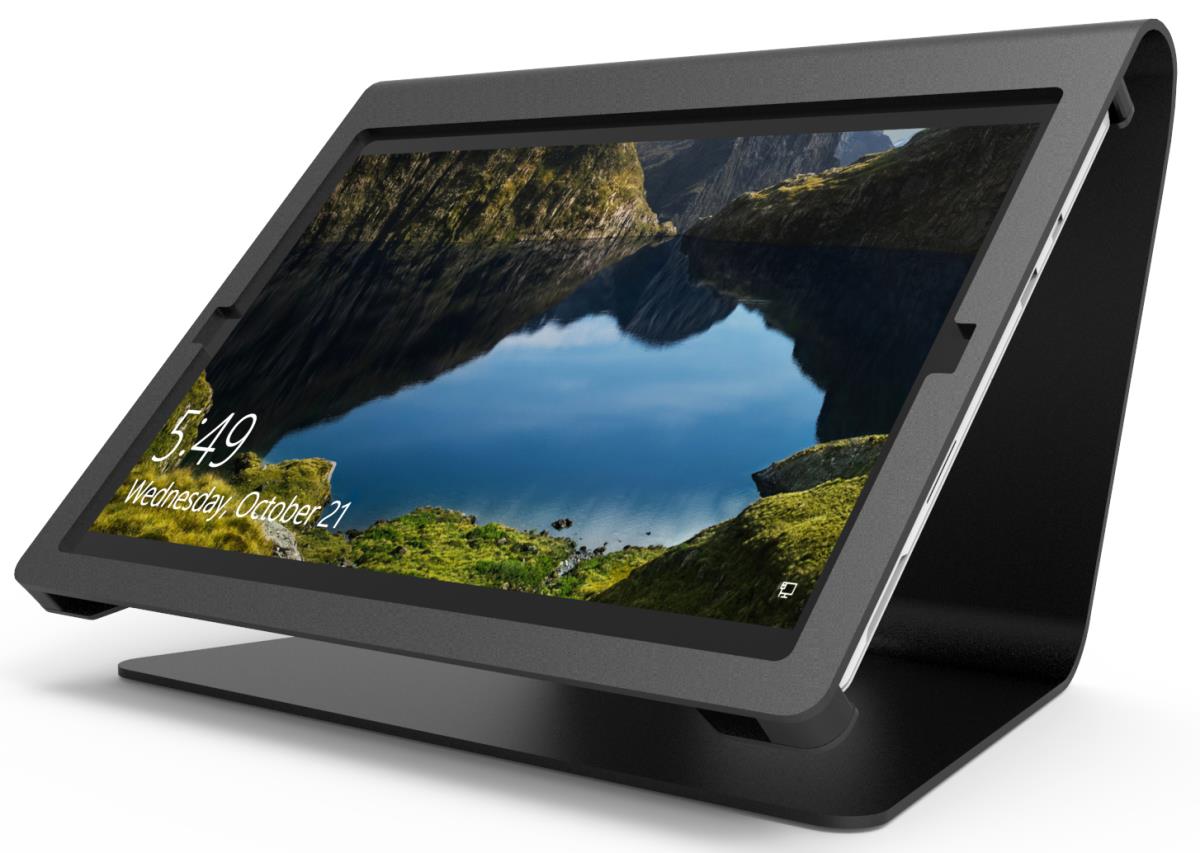 Nollie Surface Pro POS Kiosk for Surface Pro / Pro 3 / Pro 4 / Pro 2017 / Pro 6 - Black