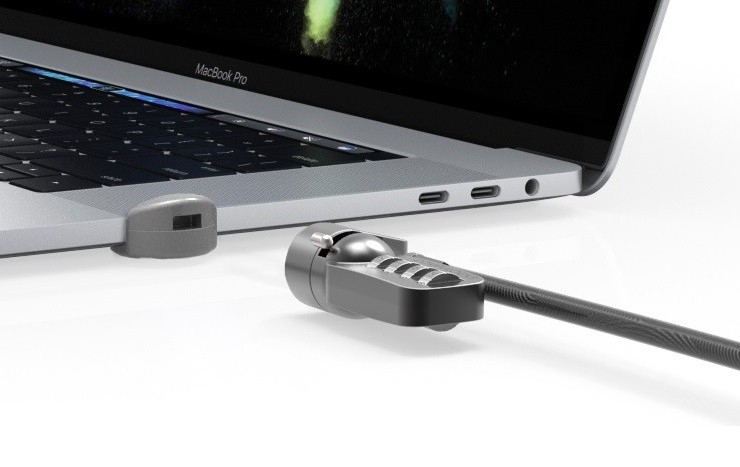 Security Case with LEDge Lock Slot Adapter for MacBook Pro 13in Retina Touch Bar