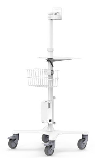 Premium Medical Rolling Cart - White