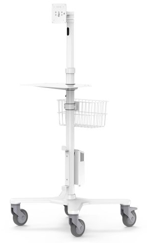 Premium Medical Rolling Cart - White