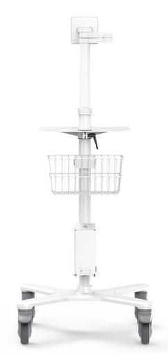 Premium Medical Rolling Cart - White