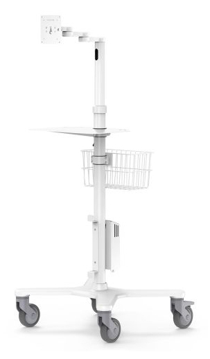 Premium Medical Rolling Cart - White