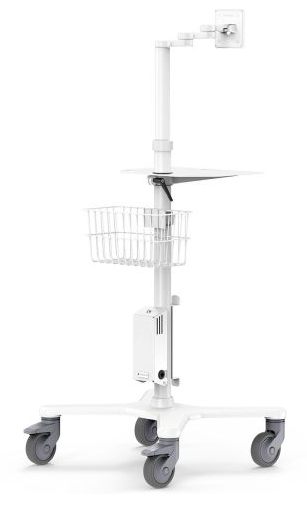 Premium Medical Rolling Cart - White