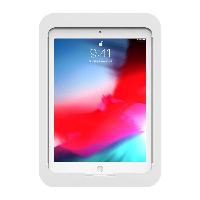 Compulocks iPad 10.2in Lock and Security Case Bundle with Combination Cable Lock - Back Cover - White