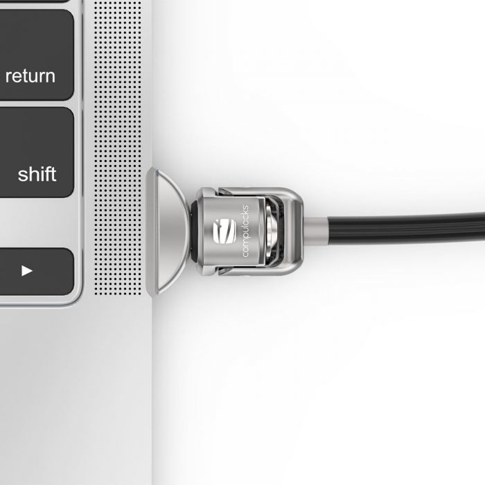 Compulocks MacBook Air 13in Cable Lock Adapter With Keyed Cable Lock 2017 to 2019 - Security slot