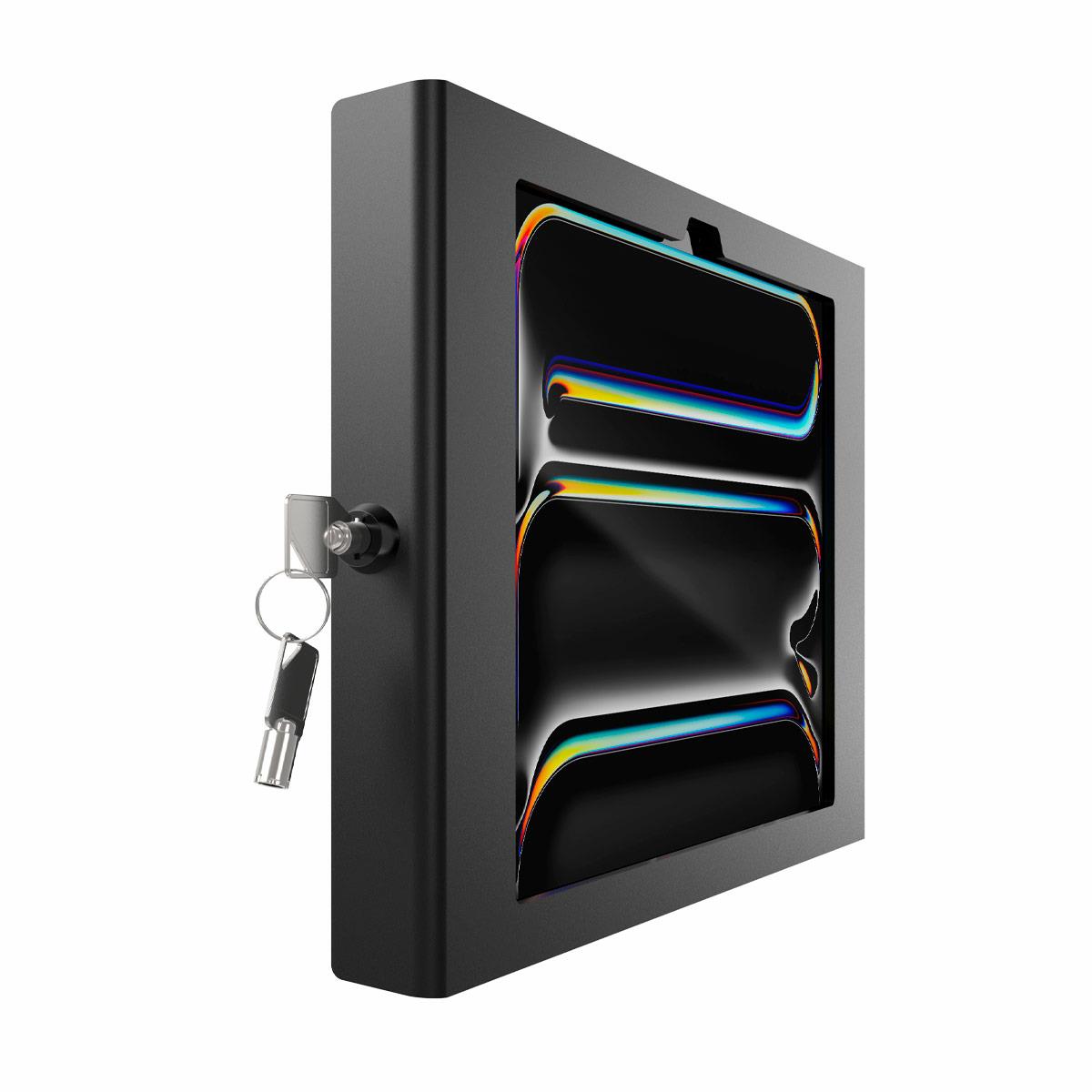 Apex Secured Enclosure Wall Mount for iPad Pro M4 11in - Black