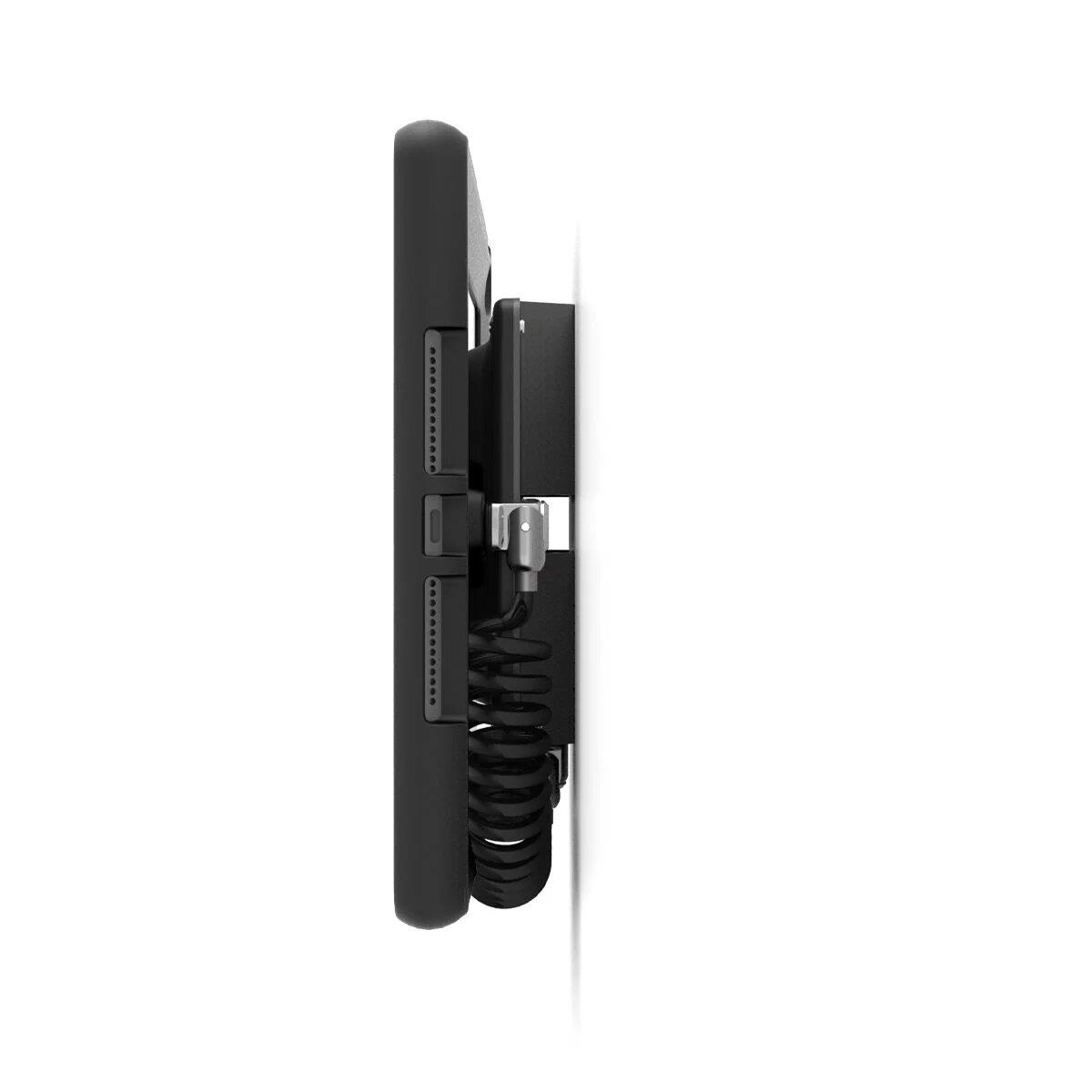 Glass Mount Bracket with Security Slot + Magnetix Magnetic Mount 100mm - Black
