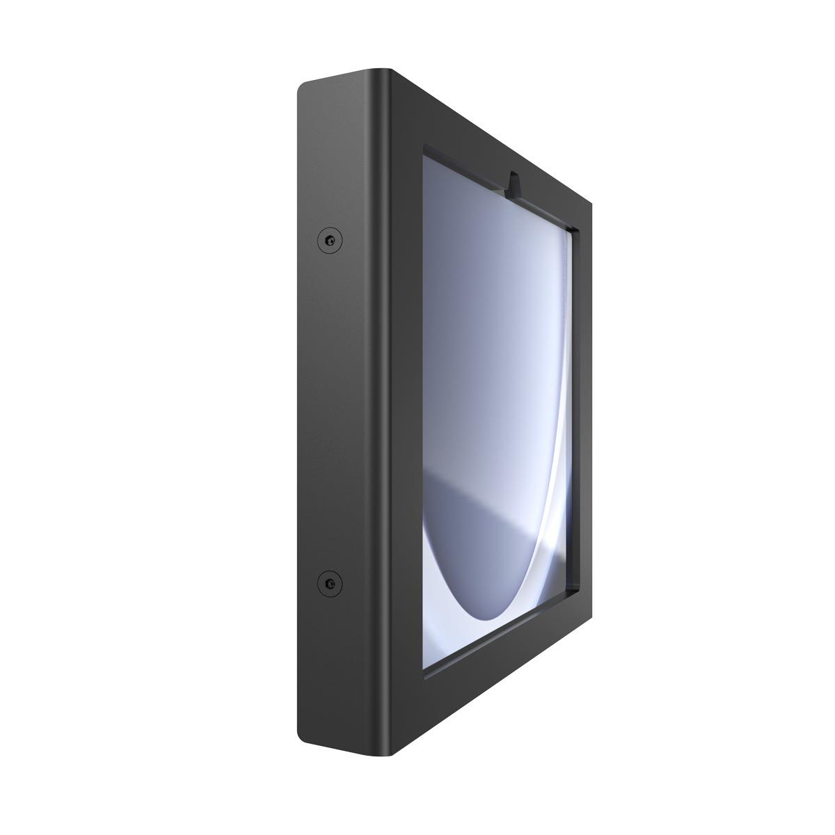 Galaxy Tab A9+ Swell Secured Enclosure Wall Mount - Black (Locked With Screws)