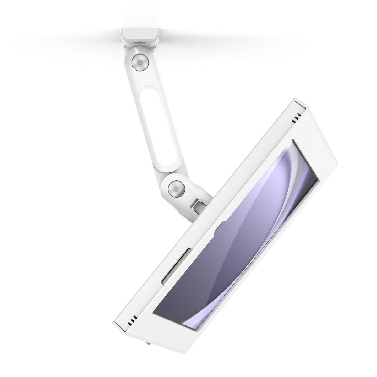 Bundle Tab A9+ 11in Swing Wall Mount Arm + Apex Enclosure Wall Mount - White (Locked With A Key)