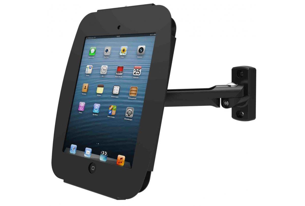 Bundle / Swing Wall Mount Arm + Space Enclosure for iPad Pro 11in (1st - 4th gen) - Black