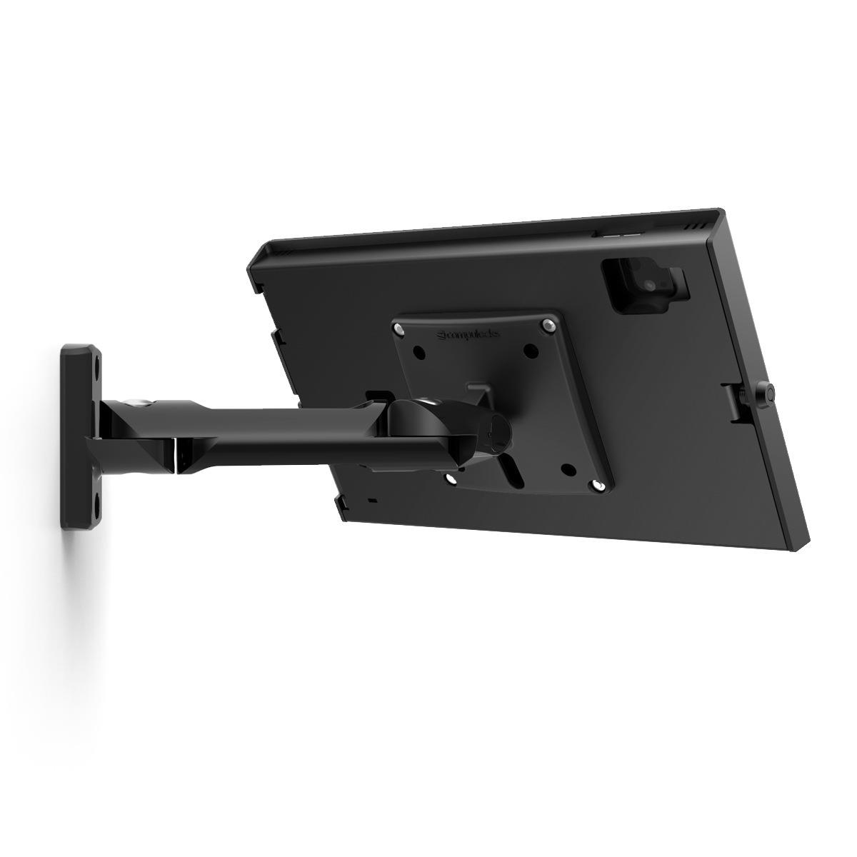 Bundle / Swing Wall Mount Arm + Apex Secured Enclosure Wall Mount For iPad Air M2 11in (2024) - Black