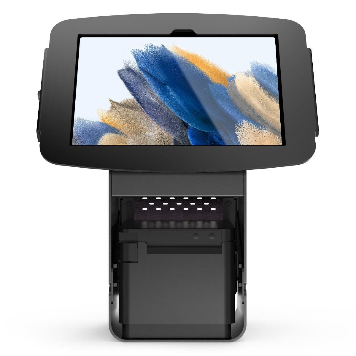 Bundle / Tablet Printer Kiosk + Space, Enclosure for Galaxy Tab A8 10.5in - Black