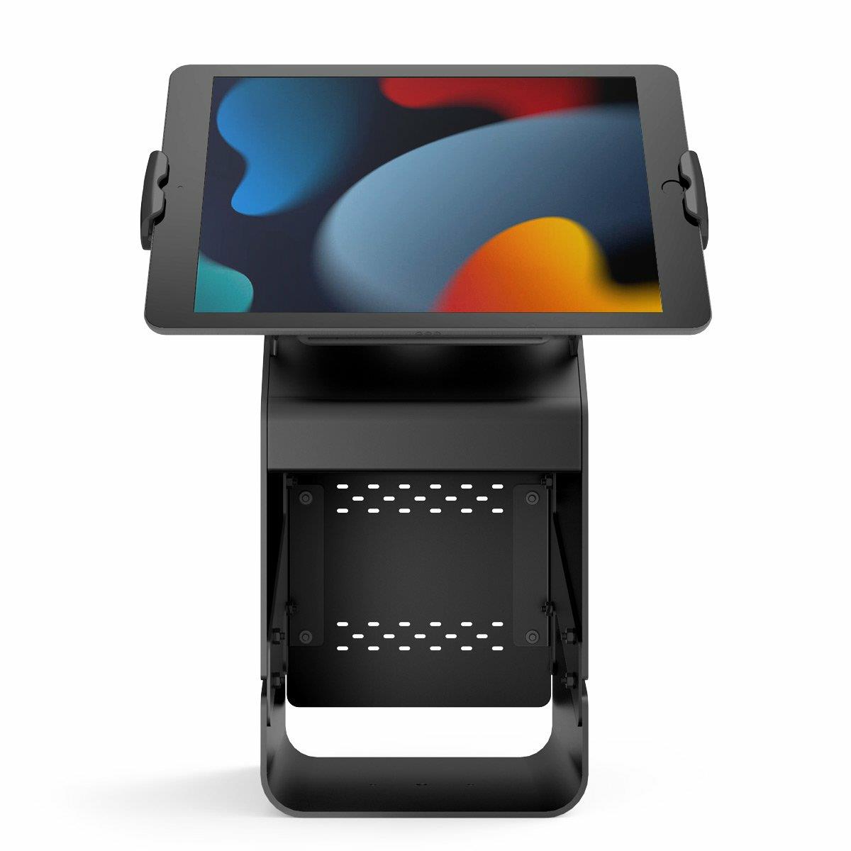 Universal Cling Mount and Tablet Printer Kiosk - Black