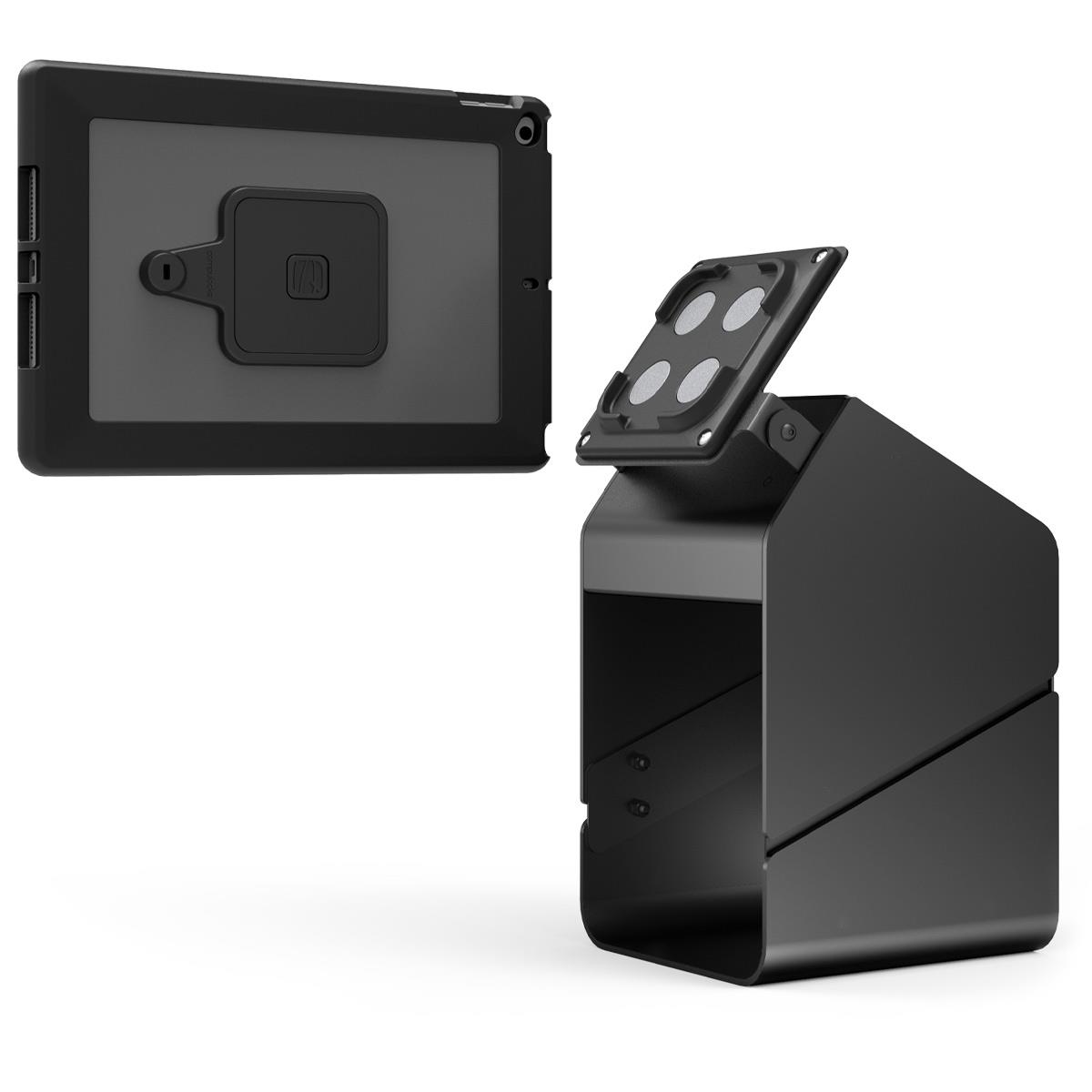 Universal Magnetix Mount and Tablet Printer Kiosk - Black