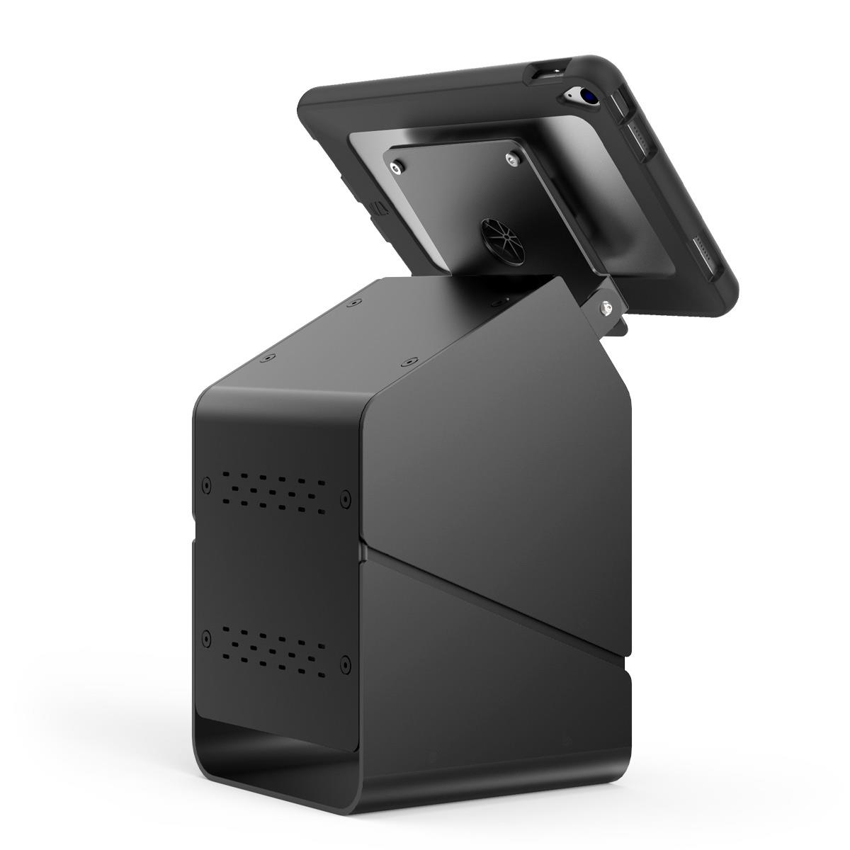 Universal Magnetix Mount and Tablet Printer Kiosk - Black