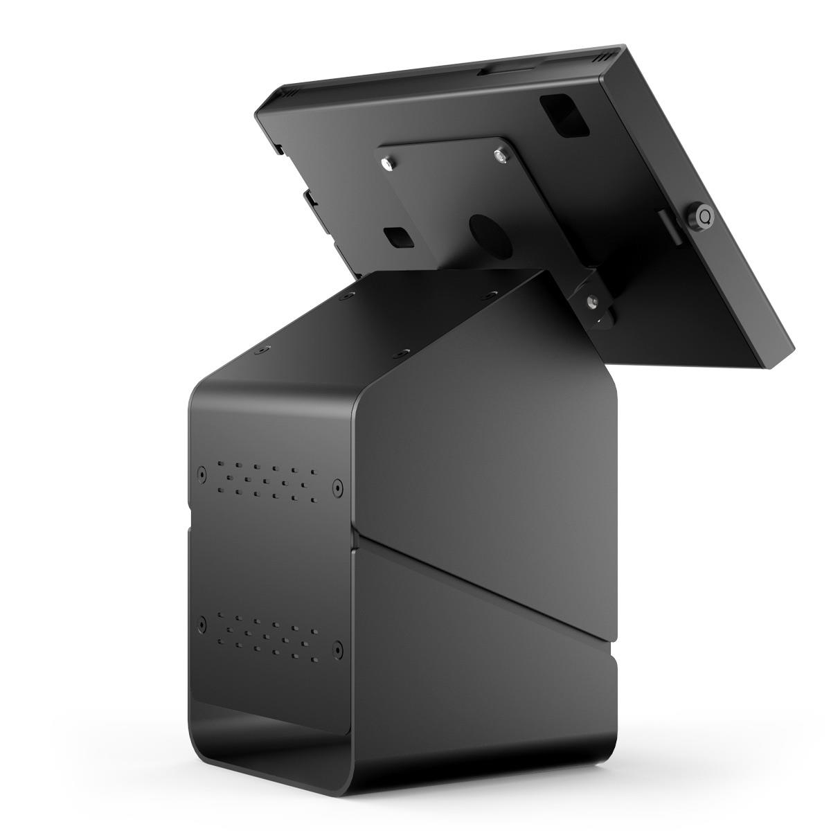 Apex Enclosure and Tablet Printer Kiosk For Galaxy Tab S9/S9FE 10.9in - Black