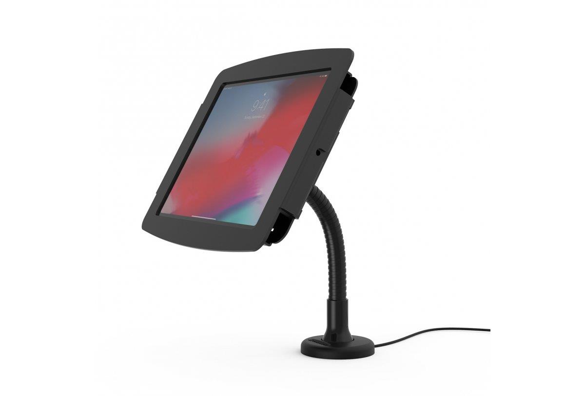 Flex Counter Top + Space Enclosure For iPad 10.2in 7-9th Gen (2019-2021) - Black
