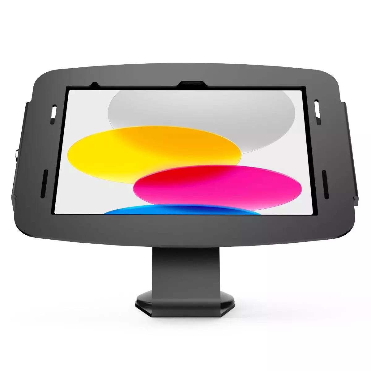 Bundle / VESA Fixed 45 Degree Core Counter Stand or Wall Mount + Space Enclosure for iPad 10.2in 7-9th Gen (2019-2021) - Black