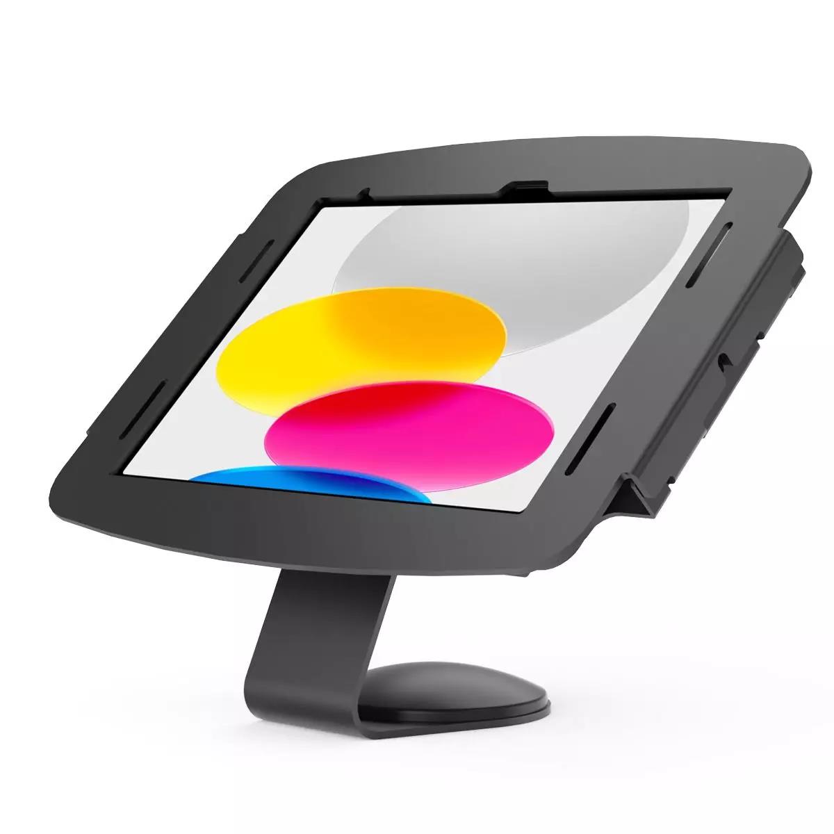 VESA Fixed 45 Degree Core Counter Stand or Wall Mount + Space, Enclosure for iPad Mini 8.3in (6th Gen) - Black