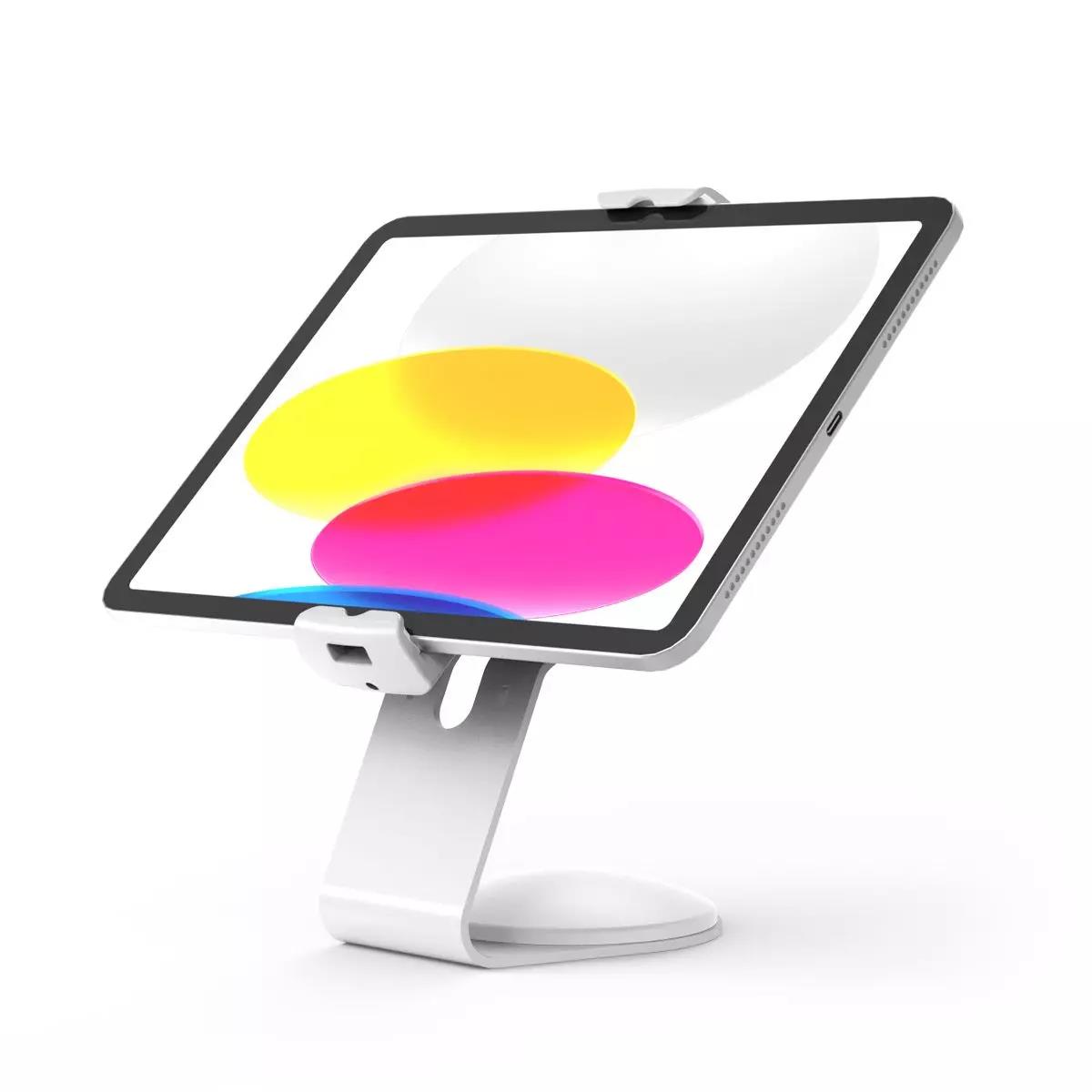 Bundle / VESA Fixed 45 Degree Core Counter Stand or Wall Mount + Universal Tablet Wall Mount - Cling VESA - White