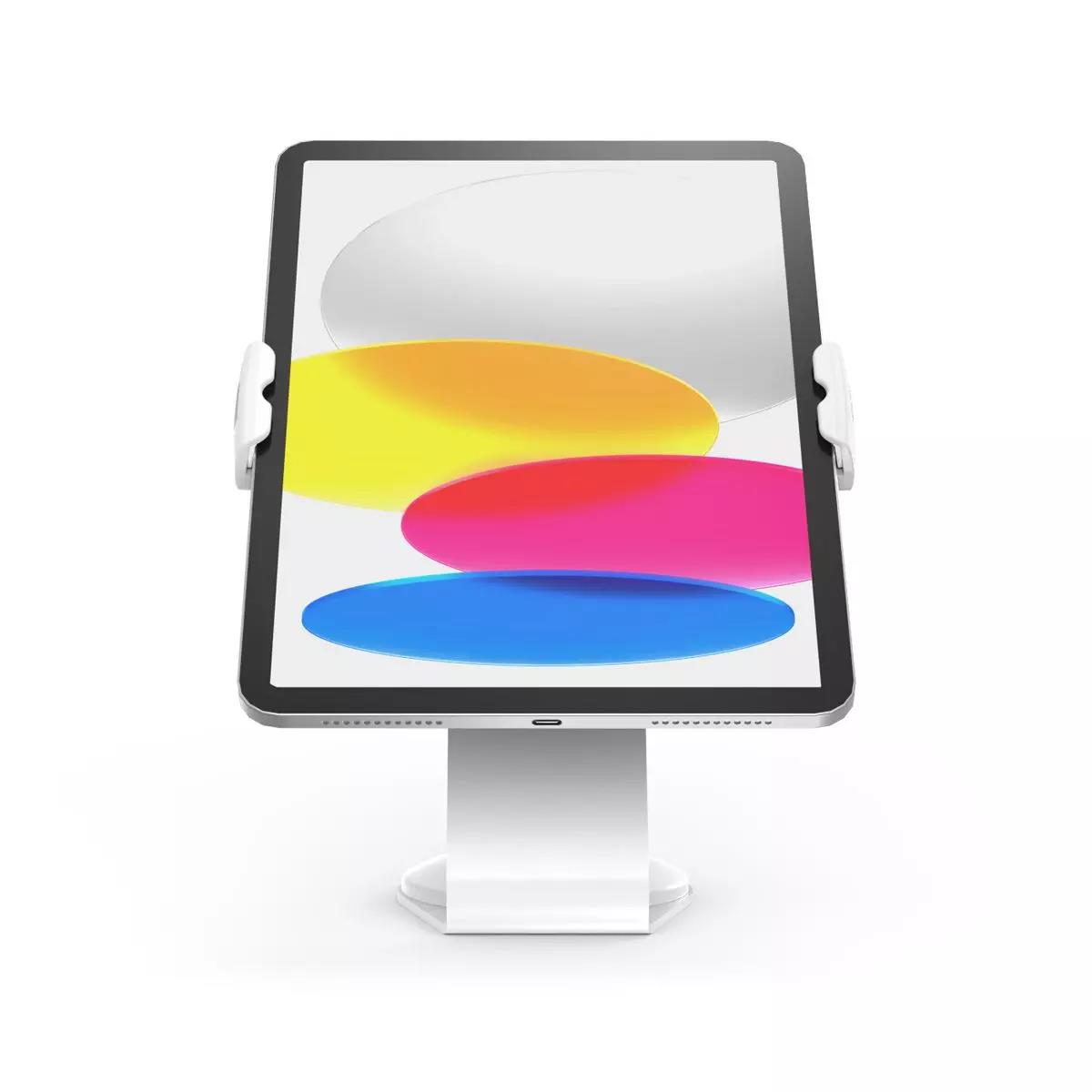 Bundle / VESA Fixed 45 Degree Core Counter Stand or Wall Mount + Universal Tablet Wall Mount - Cling VESA - White
