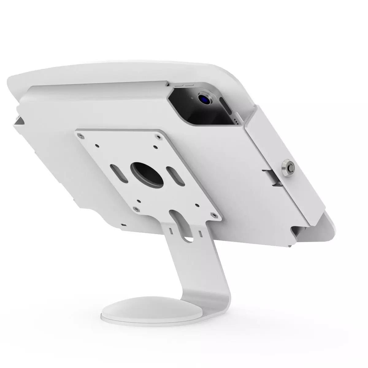 Bundle / VESA Fixed 45 Degree Core Counter Stand or Wall Mount + Space, Enclosure for iPad Pro 11in (1st - 4th gen) - White