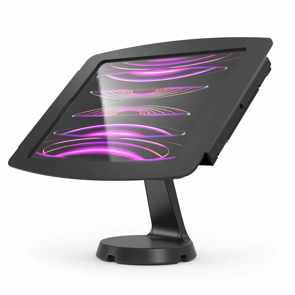 Bundle / VESA Mast Counter Stand + Space Enclosure for iPad Pro 12.9in (3rd - 6th gen) - Black