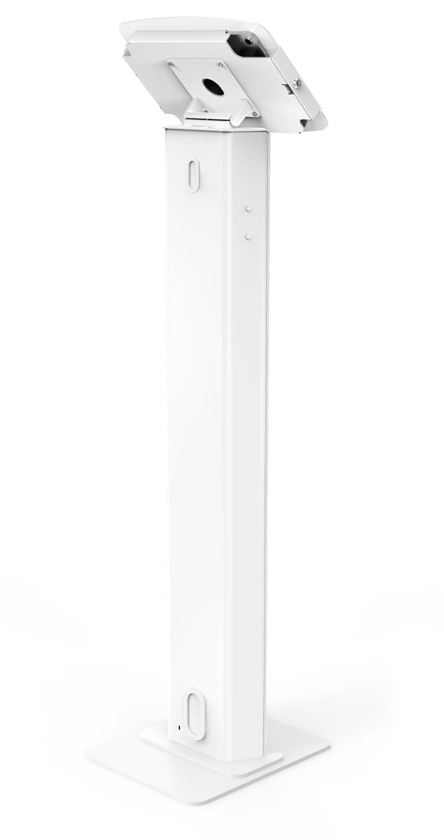 Bundle / BrandMe Floor Stand + Space, Enclosure for iPad 10th-11th (A16) Gen - White
