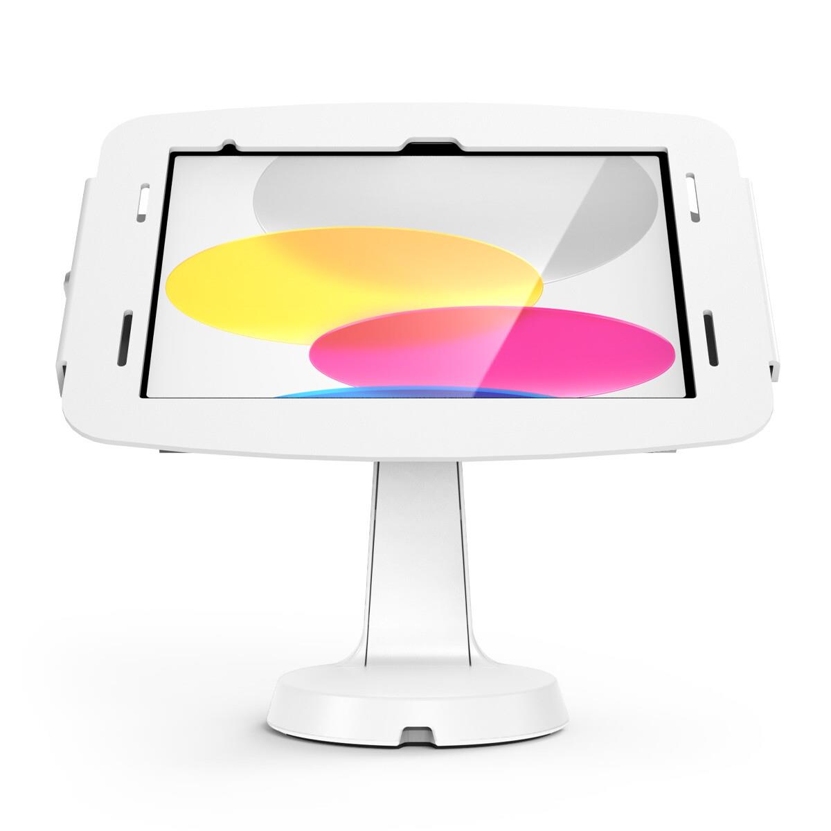 Bundle / VESA Mast Counter Stand + Space, Enclosure for iPad 10th-11th (A16) Gen - White
